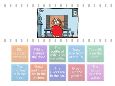 Prepositions of place (Dip in 2 - Unit 3) 