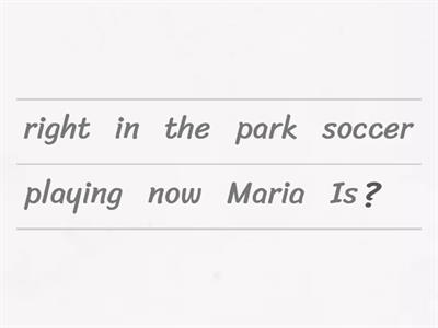 Mixed Up Questions: Now