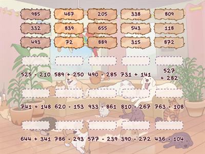 Сложение и вычитание трёхзначных чисел