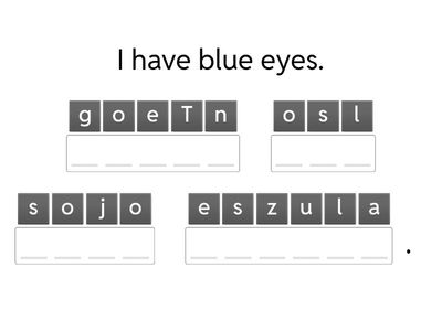 Describing Eyes and Hair in Spanish