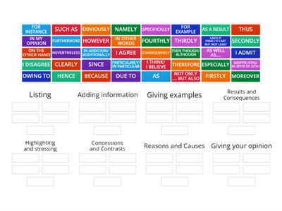 Connectors for IELTS Writing 