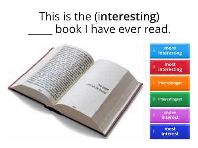 Comparatives and Superlatives