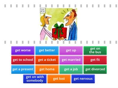 English file pre-inter 8A Vocabulary (get)_revision