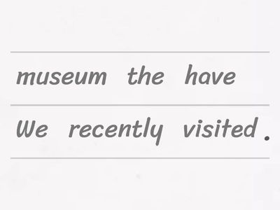 Present Perfect  A2 E1