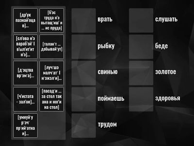 Фонетика  поговорки