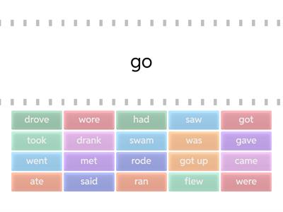 неправильные глаголы