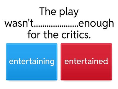 FCE General Vocabulary Revision