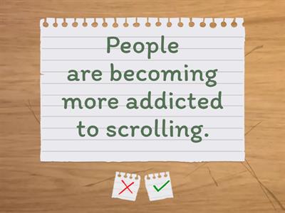 Error correction word forms