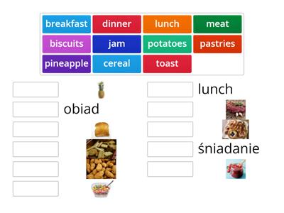 Meal times - food