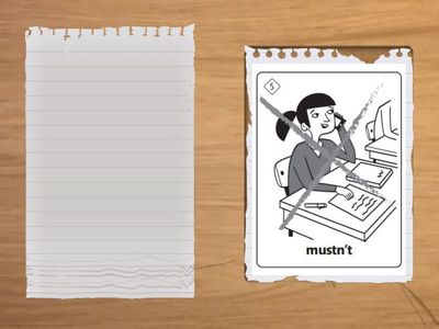 Wider Worlds Unit 5.4 can, have, must