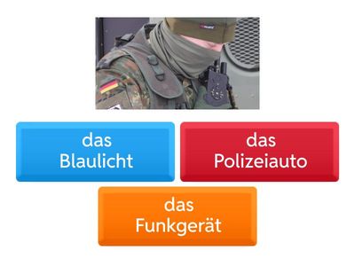 Polizei-Wortschatz