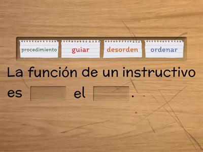 Textos instructivos
