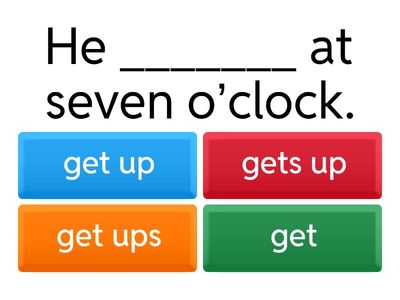 BI3 Unit 2 - grammar quiz - Present Simple