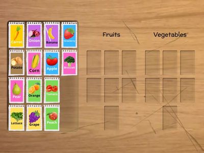  Fruits and Vegetables