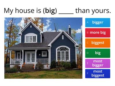 SM3 Comparatives and Superlatives