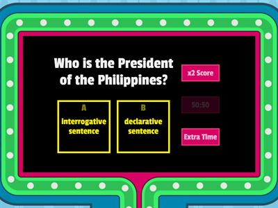 Kinds of Sentences (declarative and interrogative sentences)