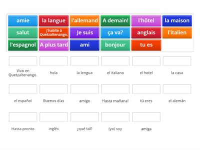 Français - Frz für (spanischsprachige) Anfänger