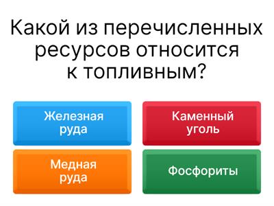Минеральные ресурсы