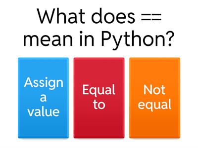 Comparison & Logical Operators