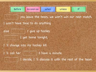 Future time and conditional clauses