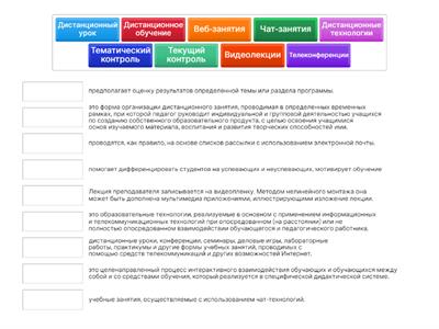 Дистанционное обучение