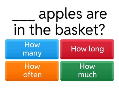 How Much or How Many?