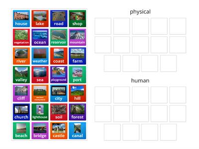  Physical or Human Feature? Year 3