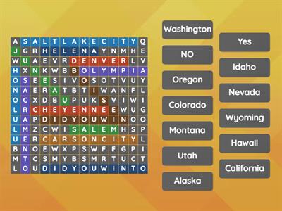 western states and capitals