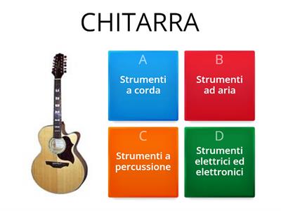 STRUMENTI MUSICALI: CLASSIFICAZIONE 