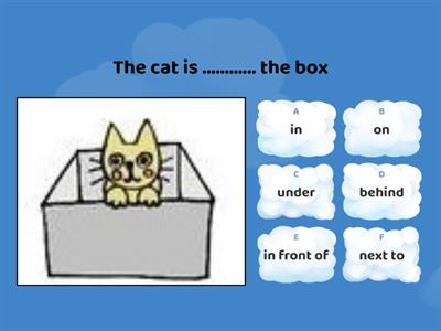 Prepositions of place