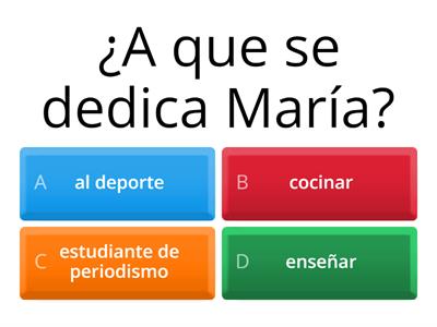 A1.0 Comprensión Lectora - Maria