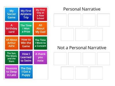 Personal Narrative