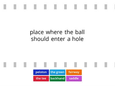 Vocabulary SPORT Ex.3a p.25