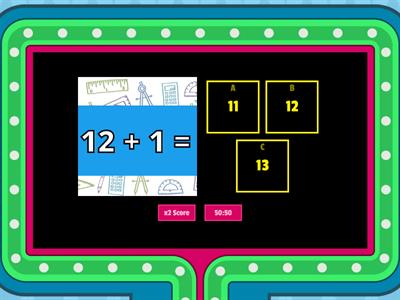 Kindergarten - Adding Numbers with Sums up to 20