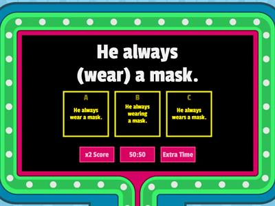 Present Simple vs. Present Continuous