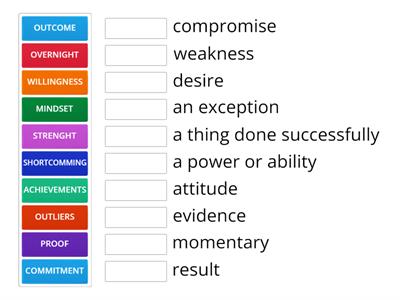 success vocabulary
