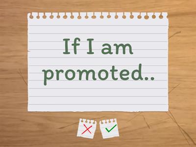 First conditional conversation