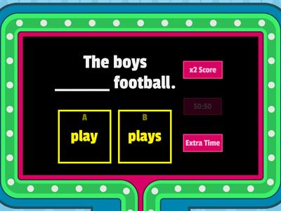 Present Simple Tense (Affirmative)