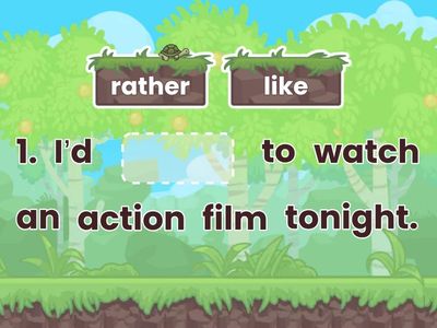 would rather vs would like