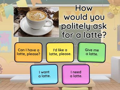 PC78 - How to order at the café