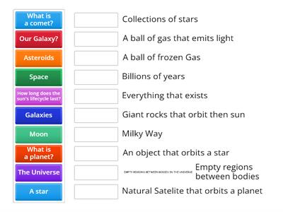 Celestial Bodies JC Science