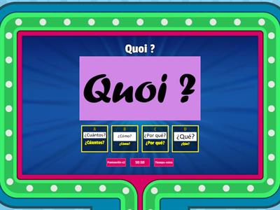 Preguntas en francés 