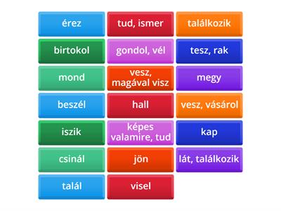 irregular verbs 1 7B EF4th elementary