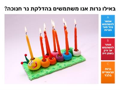 חידון על חנוכה