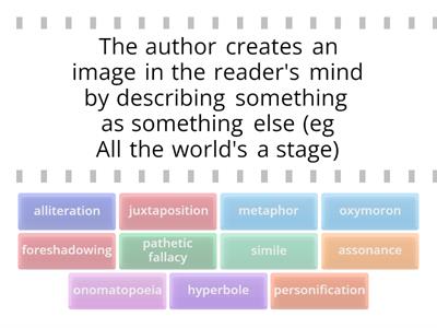 Literary devices KS3/4