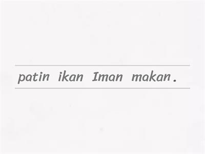 Susun Kata (Ayat Mudah dengan Perkataan Asas KVK Berpenutup "n")