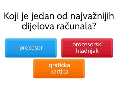 Kako radi računalo - ponavljanje