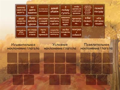 Наклонение глагола