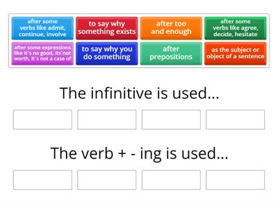 Complete - FCE FS Unit 7 Grammar verb + inf/gerund (uses)