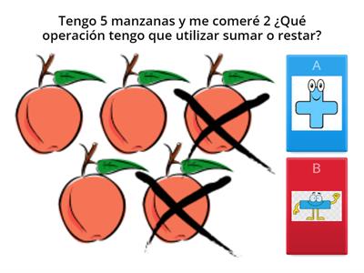 ¿Suma o resta?